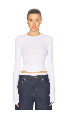 Crew Neck Extra Long Sleeve Tee in . Size S. Also in XS, M, L, XL - GRLFRND - Modalova