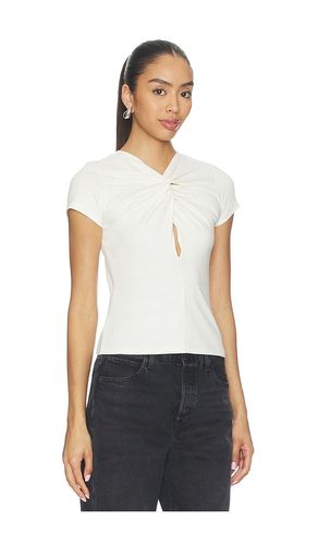 Keyhole Twist Short Sleeve Tee in . Size L. Also in S, XS - GRLFRND - Modalova