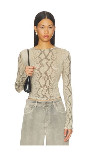 X Sophia Kelly Sheer Crew Neck Tee in . Size L. Also in M, S, XL - GRLFRND - Modalova