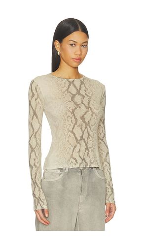 X Sophia Kelly Sheer Crew Neck Tee in . Taglia L. Also in M, S, XL - GRLFRND - Modalova