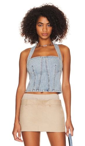 Tianna Halter Bustier in Denim-Light. - size S (also in XL, XS, XXS) - GRLFRND - Modalova