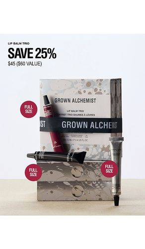 Trío de bálsamo para los labios en color belleza: na talla all - Grown Alchemist - Modalova