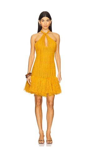 Laddered Fringe Mini in Mustard. - size L (also in M, S) - George Trochopoulos - Modalova