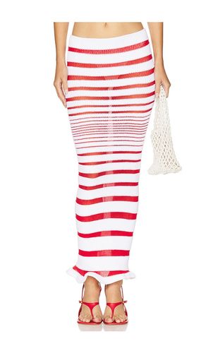 Maxi Stripe Skirt in White. - size L (also in M, XS) - George Trochopoulos - Modalova