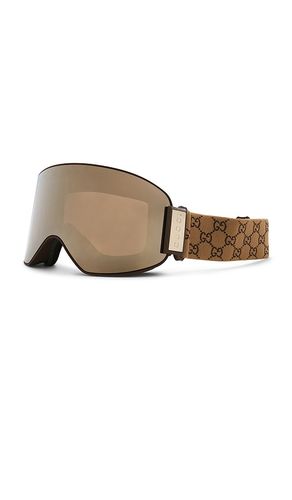 Gafas de sol en color marrón talla all - Gucci - Modalova