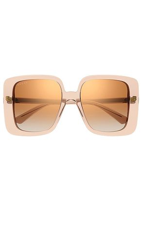 Gafas de sol en color beige talla all en - Beige. Talla all - Gucci - Modalova