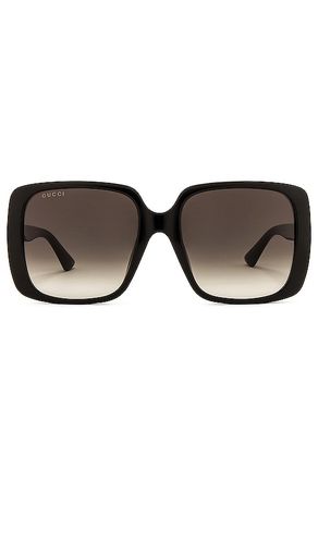 Lines Square Sunglasses in Black - Gucci - Modalova