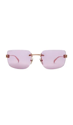 Rectangular Sunglasses in & - Gucci - Modalova