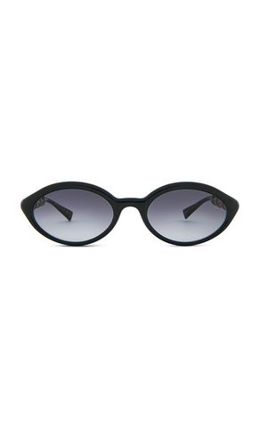 Gucci Oval Sunglasses in Black - Gucci - Modalova
