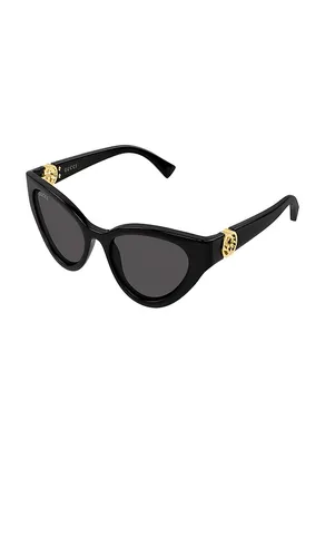 Gafas de sol cat eye en color negro talla all - Gucci - Modalova