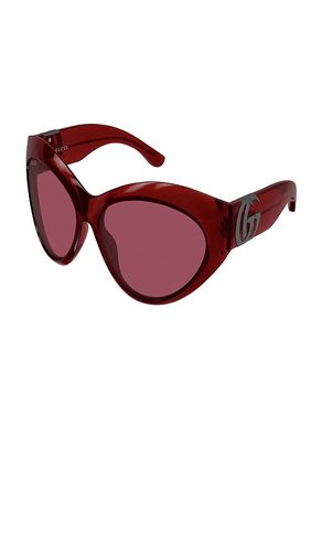 Gucci Cat Eye Sunglasses in Red - Gucci - Modalova