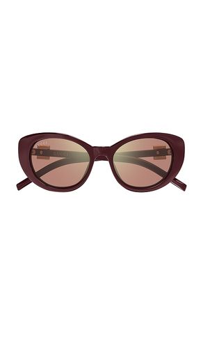 Gucci Cat Eye Sunglasses in Brown - Gucci - Modalova