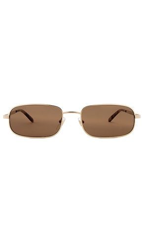 New Light Rectangular Sunglasses in Metallic Gold - Gucci - Modalova