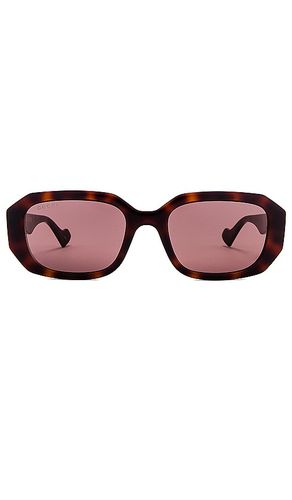 Generation Rectangular Sunglasses in Brown - Gucci - Modalova