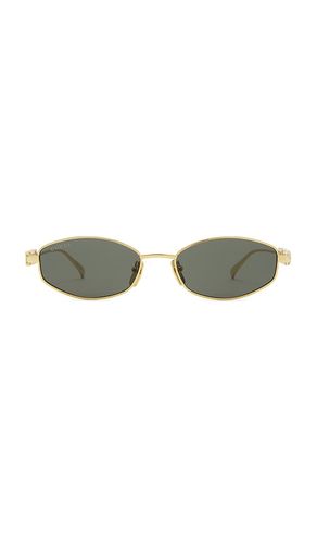 Gucci Oval Sunglasses in Black - Gucci - Modalova