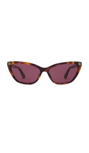 Gucci Cat Eye Sunglasses in Brown - Gucci - Modalova