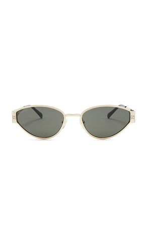 Gucci Oval Sunglasses in Grey - Gucci - Modalova