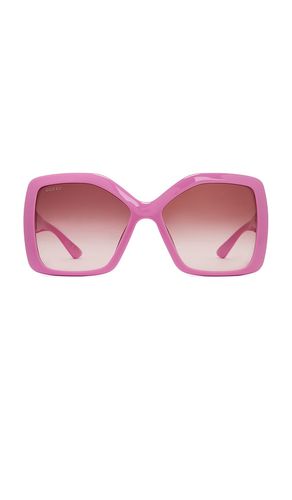 Gucci Square Sunglasses in Pink - Gucci - Modalova