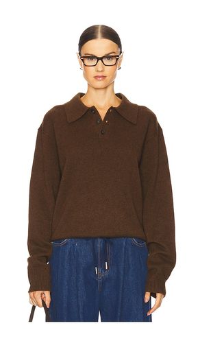 Allday Long Sleeve Polo in Cashmere in . Taglia M, S, XL, XS - Guest In Residence - Modalova