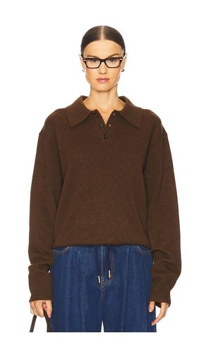 Allday Long Sleeve Polo in Cashmere in . Taglia XL - Guest In Residence - Modalova