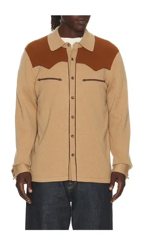 Western Button Up Shirt in Tan,Cognac. - size M (also in S, XL/1X, XXL/2X) - Guest In Residence - Modalova