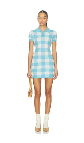 Gingham Polo Dress in Blue. - size M (also in S) - Guest In Residence - Modalova