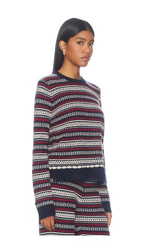 Western Stripe Crew Sweater in . Size L. Also in M, S, XS - Guest In Residence - Modalova