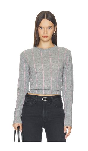 Shrunken Checker Crew Sweater in . Größe L. Also in M, S, XS - Guest In Residence - Modalova