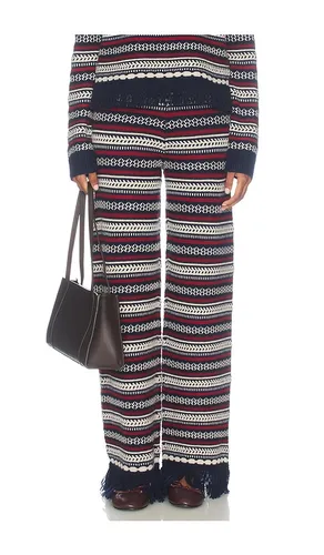 Western Stripe Pant in Multi. - size L (also in M, S, XS) - Guest In Residence - Modalova