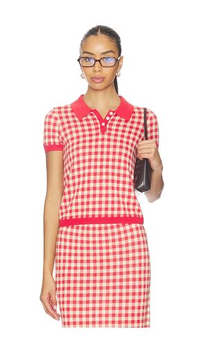 Gingham Shrunken Polo in . Size S. Also in XS, M - Guest In Residence - Modalova