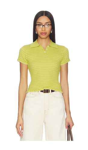 GERÄUCHERTES, EINGELAUFENES POLOSHIRT in . Größe M. Also in S, XS - Guest In Residence - Modalova