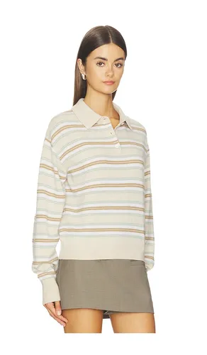 Collegiate Stripe Polo in Multi. - size L (also in M, S) - Guest In Residence - Modalova