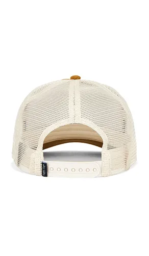 Leather Studded Script Meshback in Brown - Happy Caps - Modalova