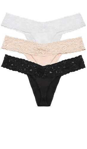 Cotton 3 Pack Low Rise Thongs in & - Hanky Panky - Modalova