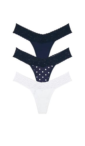 Low Rise Thongs in Navy - Hanky Panky - Modalova