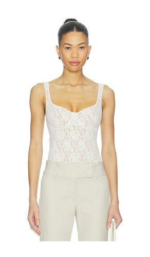Signature Lace Underwire Bodysuit in Cream. - size S (also in M, L) - Hanky Panky - Modalova