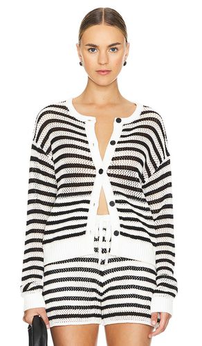 Open Knit Cardigan in . Taglia L, S, XL, XS - MONROW - Modalova