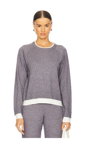 Crew Neck Sweater in Grey. - size L (also in M, S, XL) - MONROW - Modalova