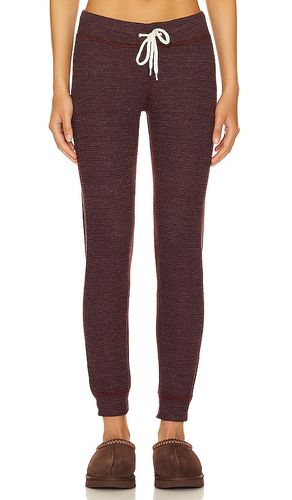 Thermal Cuff Sweat in Wine. - size L (also in S) - MONROW - Modalova