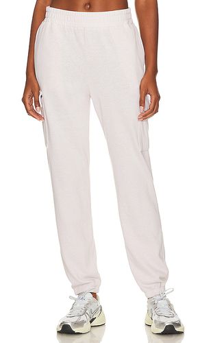 Supersoft Fleece Cargo Sweatpants in Ivory. - size M (also in S) - MONROW - Modalova