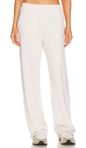 Fleece Sweatpants in Cream. - size L (also in M, XS) - MONROW - Modalova