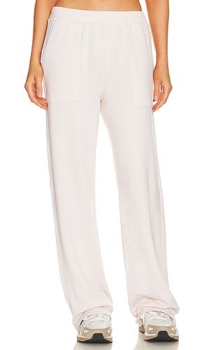 Pantalones deportivos de lana en color crema talla L en - Cream. Talla L (también en M, S, XS) - MONROW - Modalova