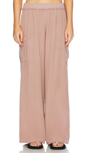 Gauze Wide Leg Cargo in . Taglia XS - MONROW - Modalova