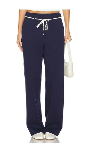 Cotton Knit Trousers in Navy. - size L (also in M, S, XL, XS, XXS) - MONROW - Modalova