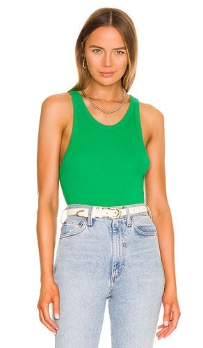 Rib Narrow Tank in Green. - size L (also in M, S, XL, XS) - MONROW - Modalova