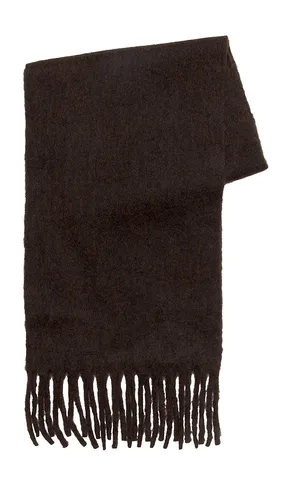 Cozy Solid Scarf in Chocolate - Hat Attack - Modalova