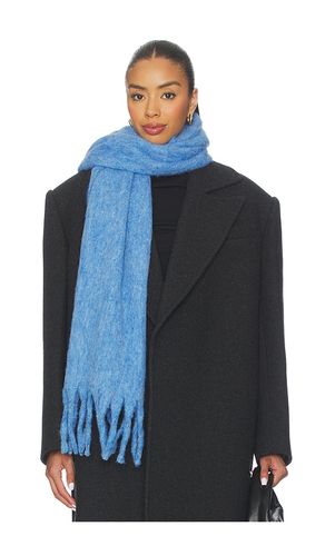 Cozy solid scarf in color blue size all - Hat Attack - Modalova