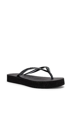 Chanclas slim en color talla 37/38 en - Black. Talla 37/38 (también en 39/40) - Havaianas - Modalova