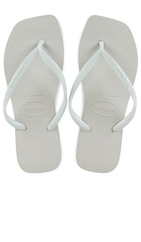 Sandalia fina cuadrada en color talla 35/36 en - White. Talla 35/36 (también en 37/38, 39/40, 41/42, US 11/12/ BRZ 4 - Havaianas - Modalova