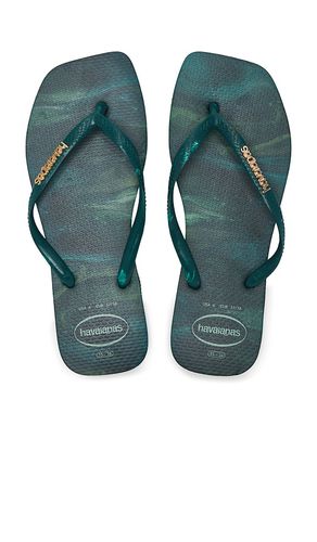 Sandalia slim square en color talla 35/36 en - Green. Talla 35/36 (también en 37/38, 41/42) - Havaianas - Modalova